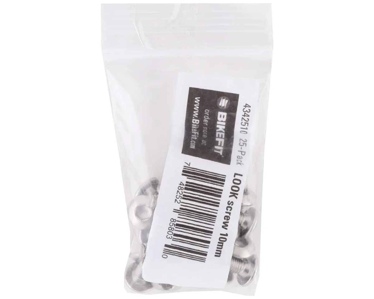 BikeFit Look/Shimano Cleat Screws (25 Pack) (10mm)